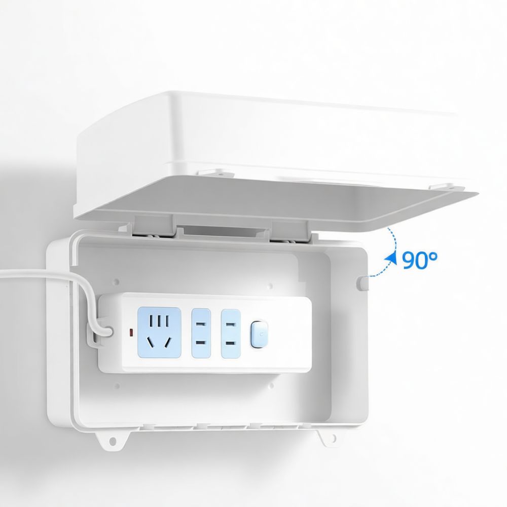 กล่องครอบเต้ารับไฟฟ้ากันน้ำ สำ - Outdoor Power Strip Weatherproof บทวิจารณ์และราคา