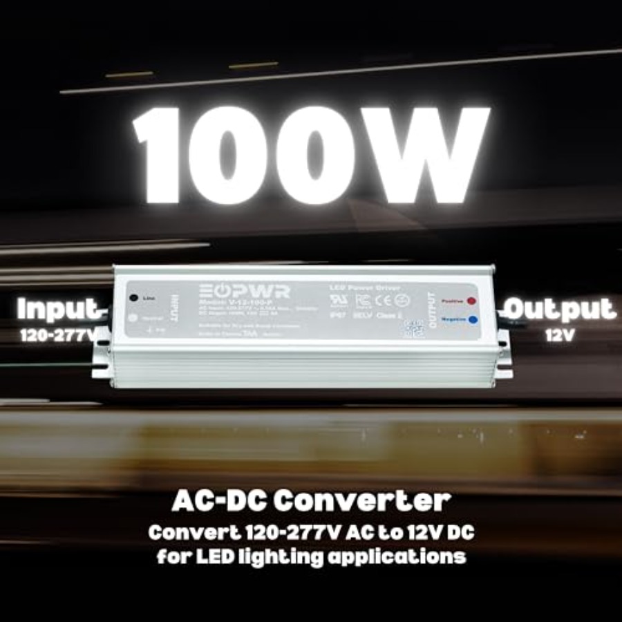 ไดร์เวอร์ LED กันน้ำ IP67 แหล่ - Ac Outdoor Power บทวิจารณ์และราคา