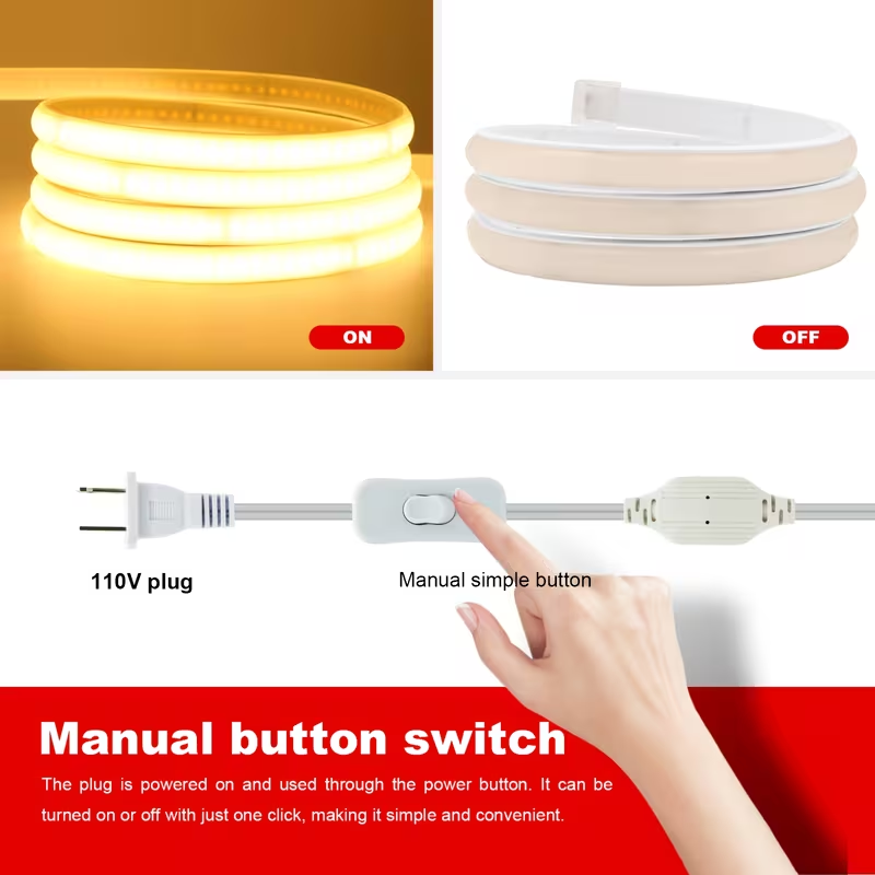 ไฟเส้น LED แบบ COB ความสว่างสู - Outdoor Power Strip Weatherproof บทวิจารณ์และราคา